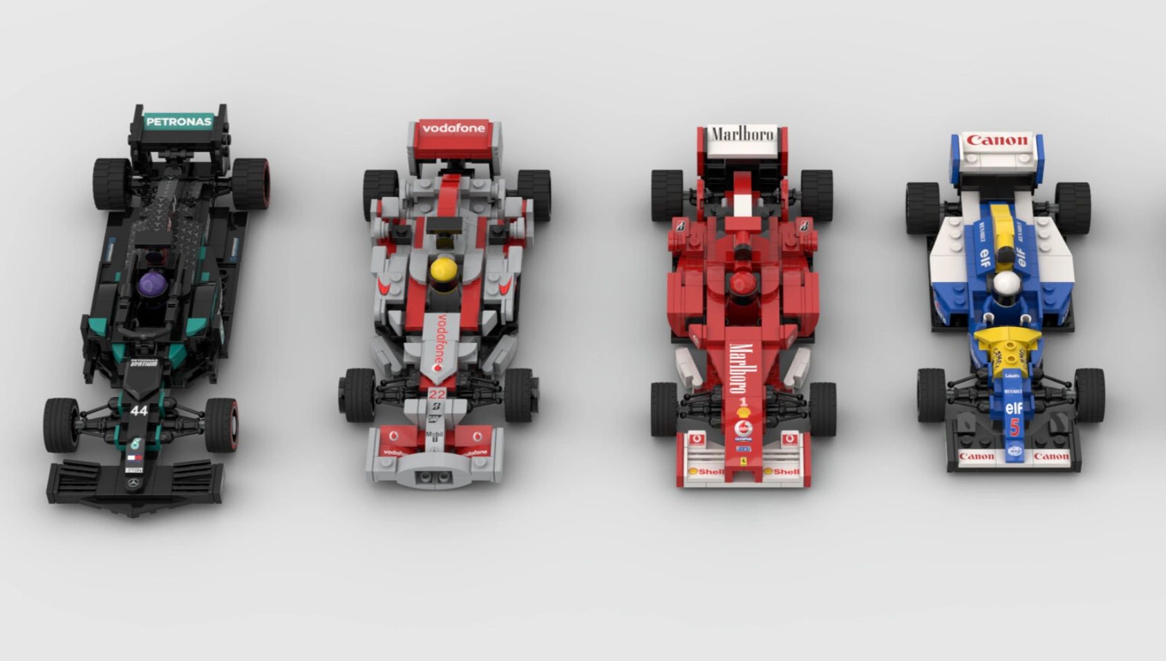 LegoLucaCars Lego Custom F1 Kit Lego Full Kits